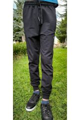 Unisex Lastikli Fermuarlı Cepli Eşofman Altı