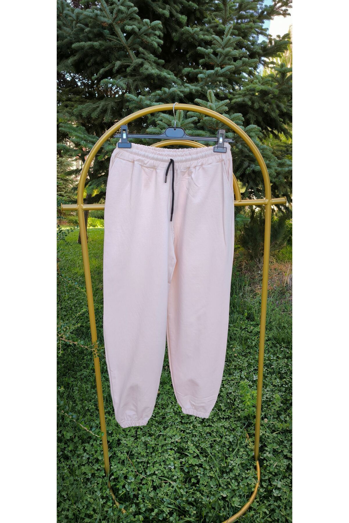 Unisex Lastikli Cepli Eşofman Altı