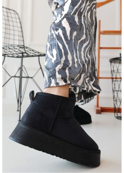 FRESCO SCARFS Siyah Süet Bot 257310