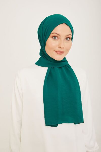 Trend Cazz Şal Kadın Tesettür Hijab ZÜMRÜT YEŞİLİ