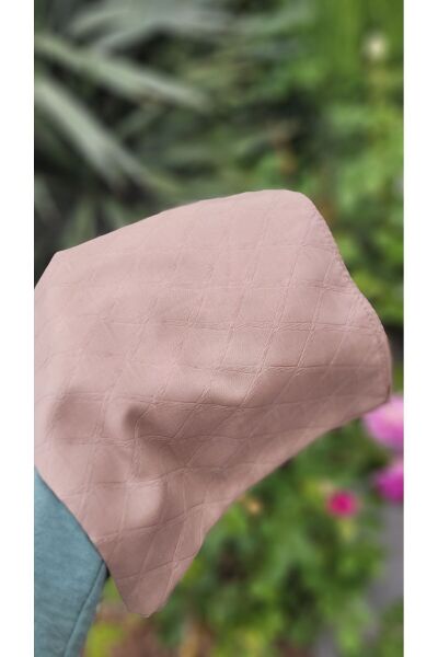 Kadın Tesettür Hijab Bambu Jakar Eşarp*bej 3