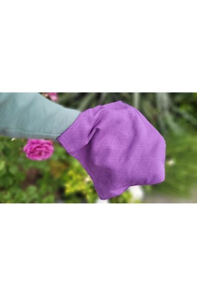 Kadın Tesettür Hijab Bambu Jakar Eşarp*Mor 27