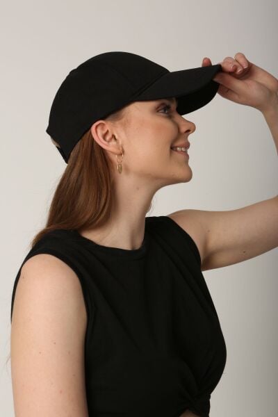 Unisex Spor Kep Beyzbol Şapka Arkası Cırtlı Ayarlanabilir