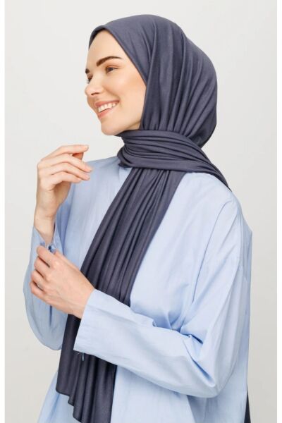 Tesettür Hijab Penye Şal Antrasit