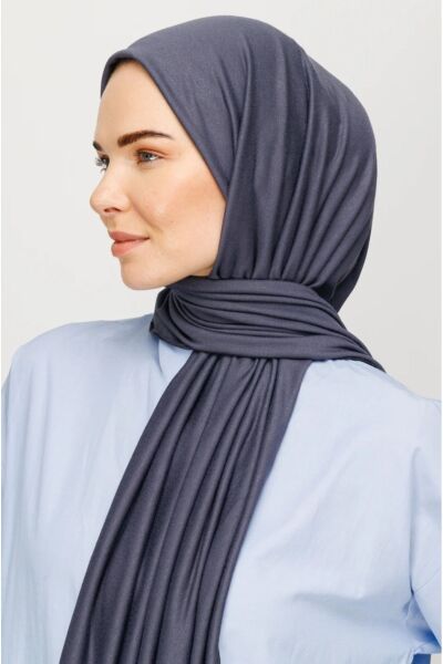 Tesettür Hijab Penye Şal Antrasit