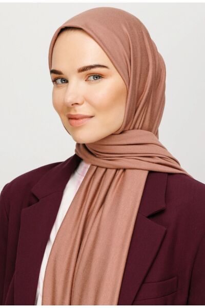 Tesettür Hijab Penye Şal Rose