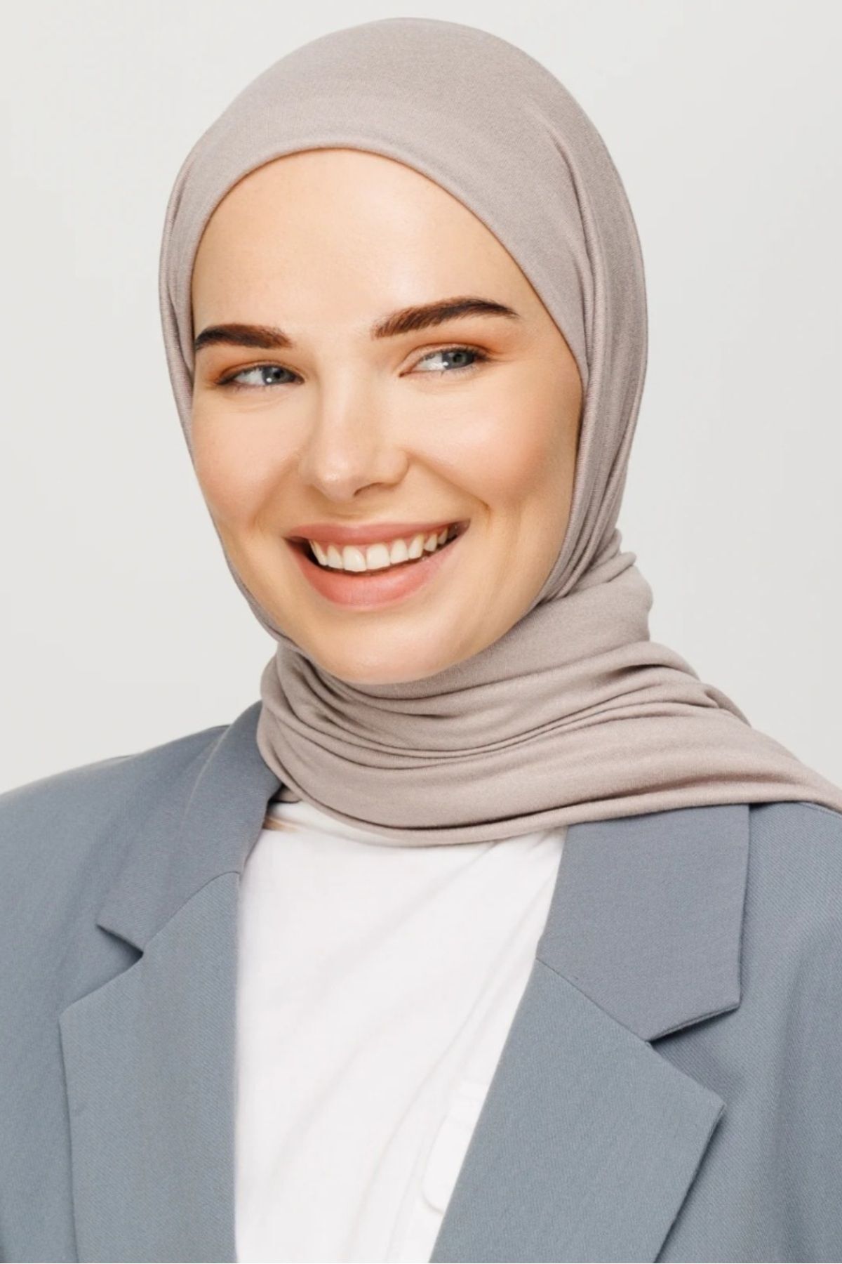Tesettür Hijab Penye Şal Bej