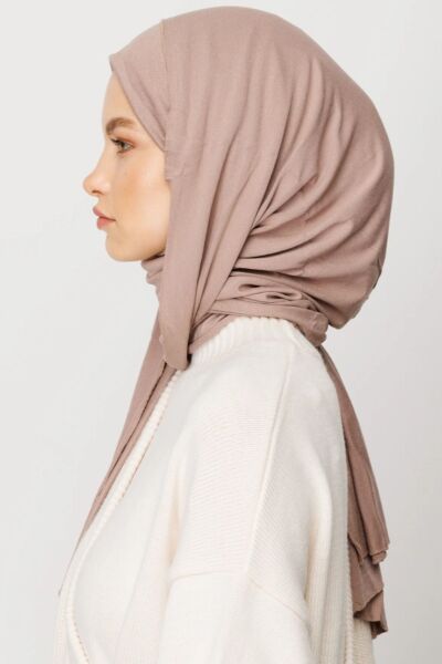 Tesettür Hijab Penye Şal Soft Pembe