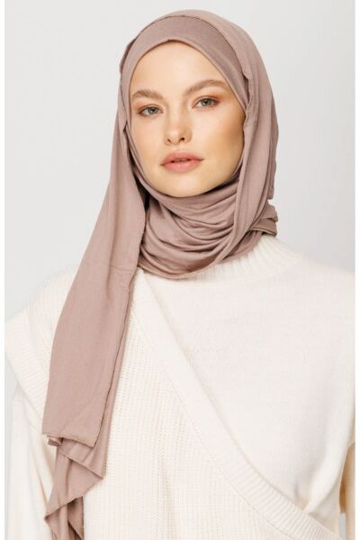 Tesettür Hijab Penye Şal Soft Pembe