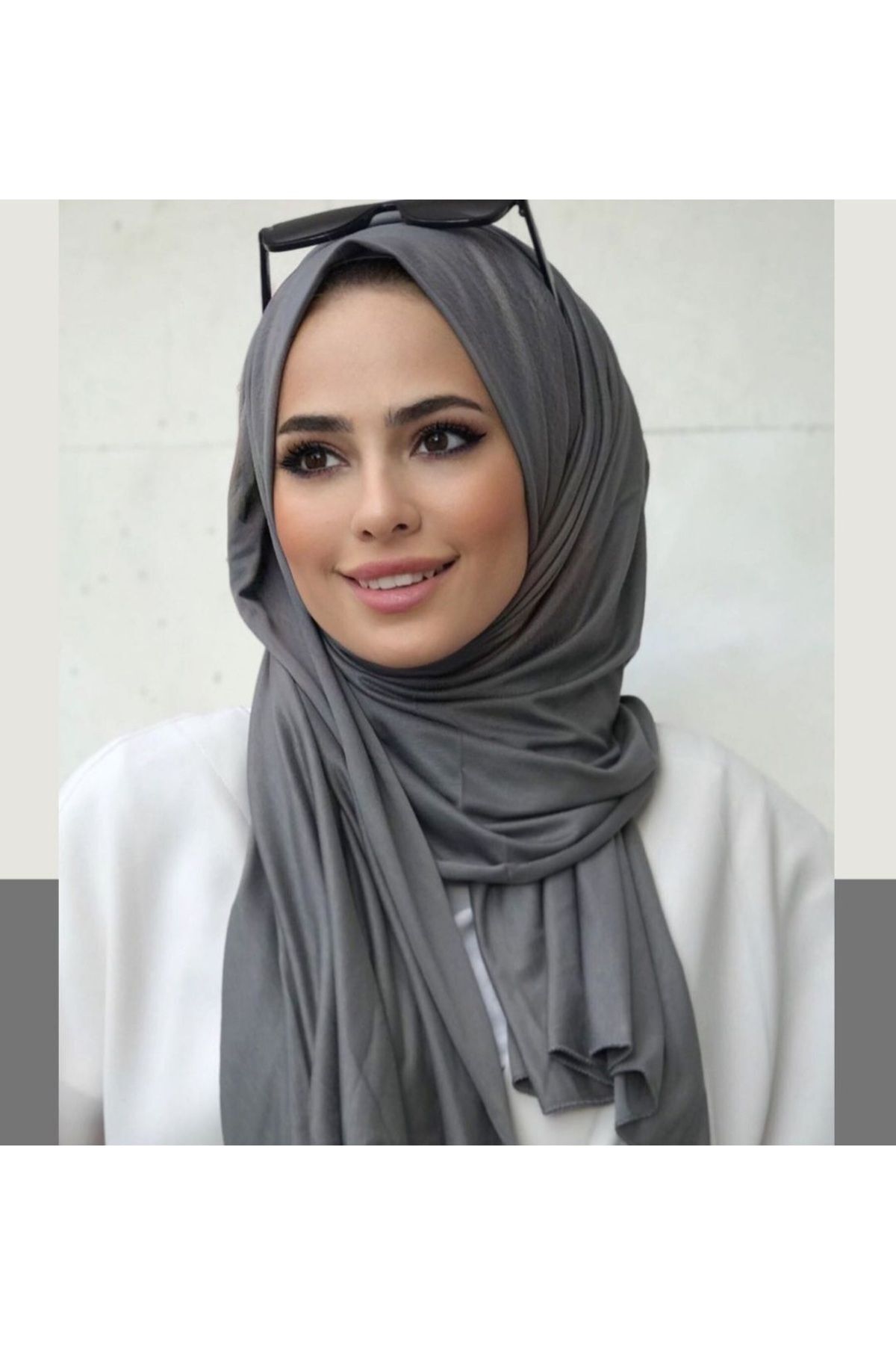 Tesettür Hijab Penye Şal Füme