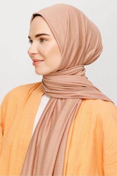 Tesettür Hijab Penye Şal Nude