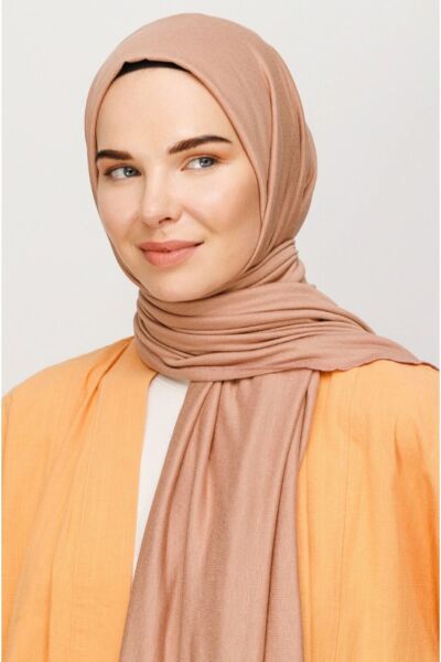 Tesettür Hijab Penye Şal Nude