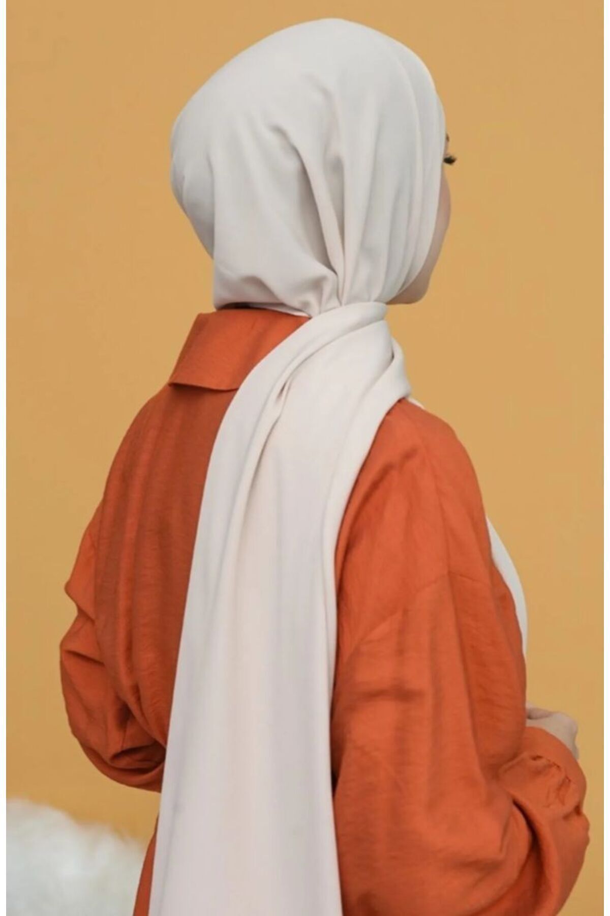 Tesettür Hijab Medine İpeği Şal Taş