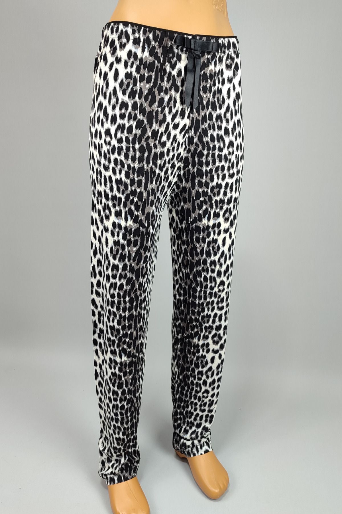 Leopar Desenli Kadın Pijama Alt
