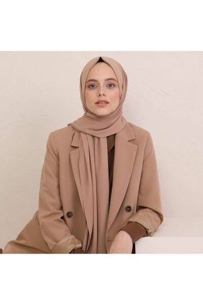 Tesettür Hijab Medine Ipeği Şal*kum Beji