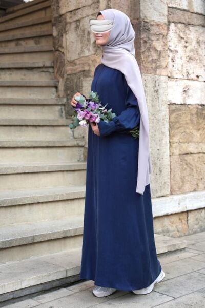 Tesettür Hijab Medine Ipeği Şal*gümüş