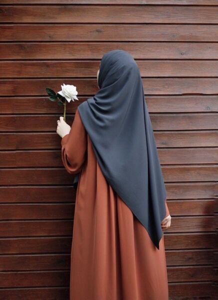 Tesettür Hijab Medine Ipeği Şal*antrasit