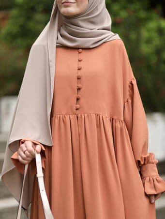 Tesettür Hijab Medine Ipeği Şal*krem