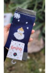 Pamuklu 4'lü Yılbaşı Konseptli Soket Çorap Unisex