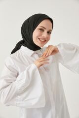 Kadın Tesettür Bambu Kraş Eşarp*siyah