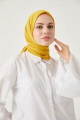 Kadın Tesettür Bambu Kraş Eşarp*sarı