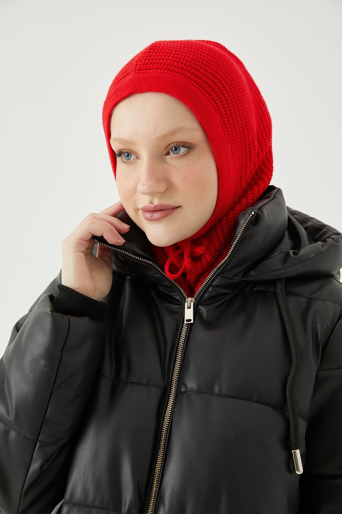 Balaclava Triko Başlık*kırmızı