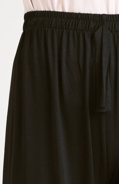 Pamuklu Viskon İnce Yazlık Cepli JUMBO Penye Pijama Pantolon
