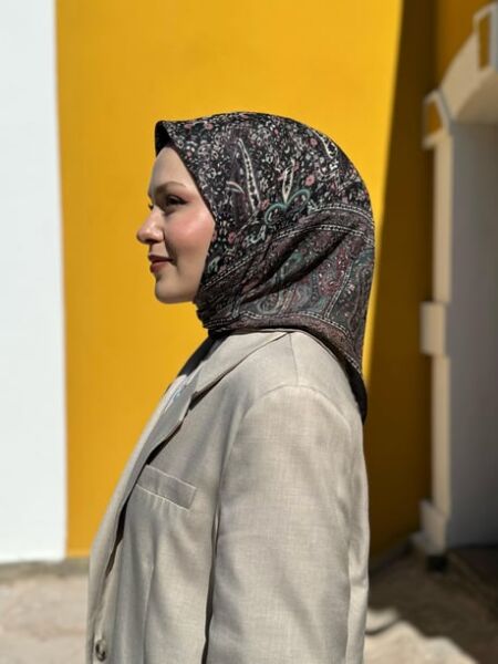 FRESCO SCARFS Soft Pamuk Etnik Desen Eşarp