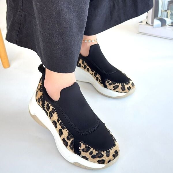 Kendy Leopar Süet Spor Ayakkabı 265093