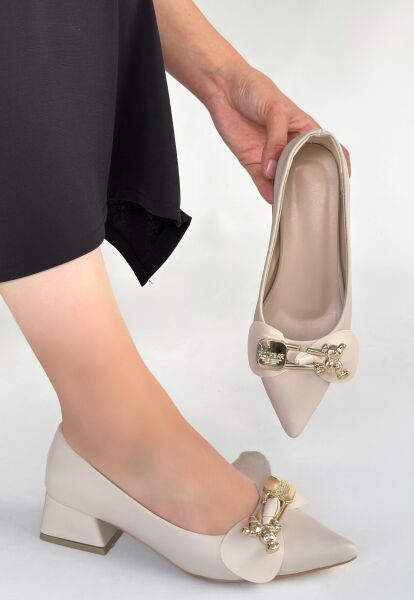 Jies Bej Topuklu Ayakkabı