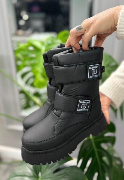 FRESCO SCARFS Siyah Cilt Kar Botu 260187