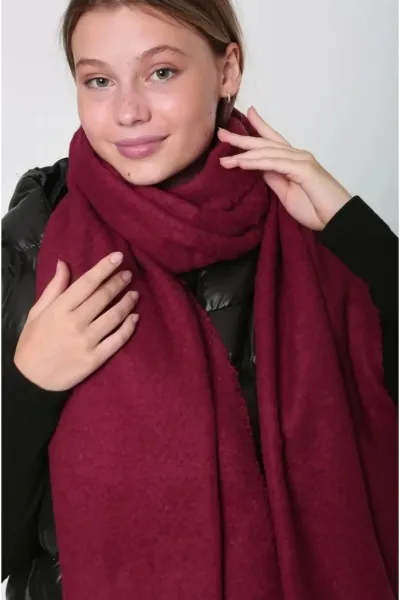 Yumuşak Dokulu Renkli  Desenli Atkı Şal Omuz Şalı