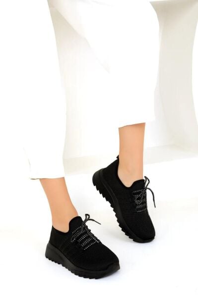 Triko Spor Ayakkabı Comfort Sneaker Kadın Yürüyüş Ayakkabı