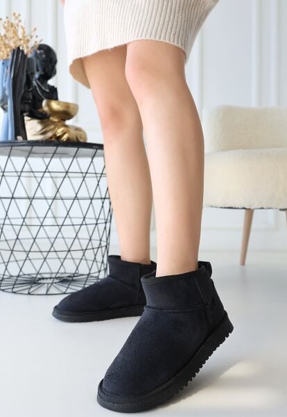 FRESCO SCARFS Siyah Süet Bot 257444