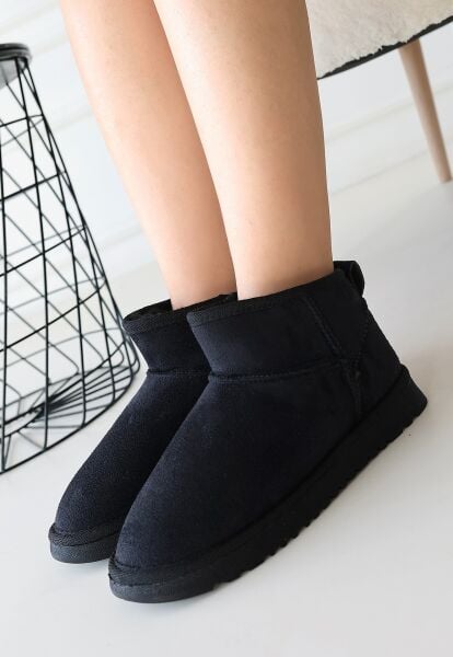 FRESCO SCARFS Siyah Süet Bot 257444