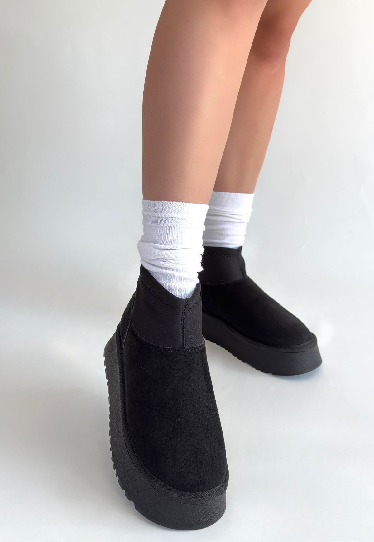 FRESCO SCARFS Siyah Süet Bot 265582