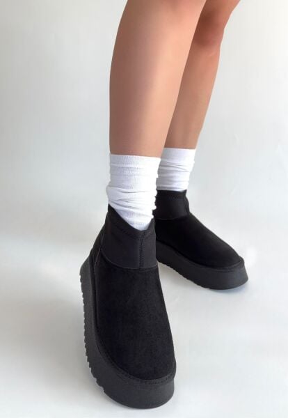 FRESCO SCARFS Siyah Süet Bot 265582