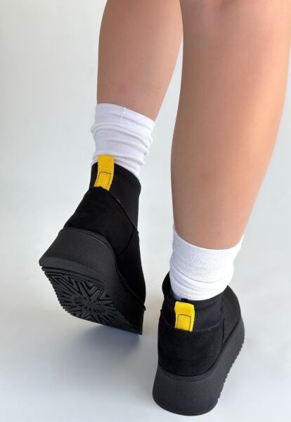 FRESCO SCARFS Siyah Süet Bot 265582