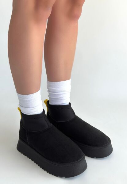 FRESCO SCARFS Siyah Süet Bot 265582