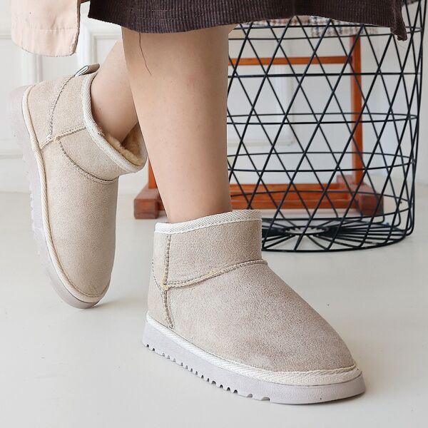 FRESCO SCARFS Bej Süet Bot 257445