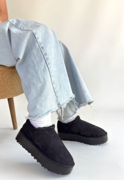 Mitay Siyah Süet Bot